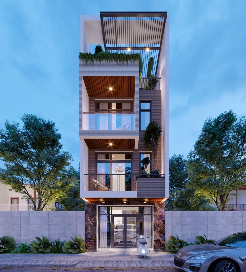 thiết kế nhà 70m2