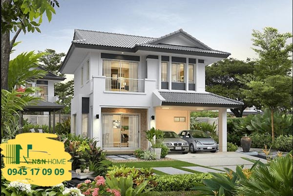 Công trình biệt thự nhà vườn 2 tầng do N&N Home thiết kế và thi công
