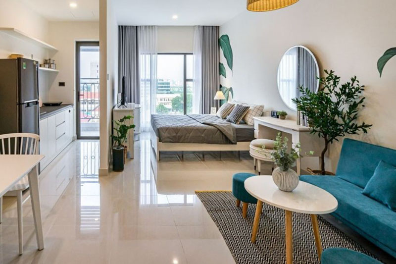 Phòng ngủ hoàn thiện nội thất