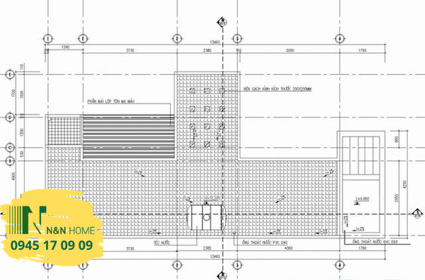 thiết kế nhà ống 3 tầng 5x16m