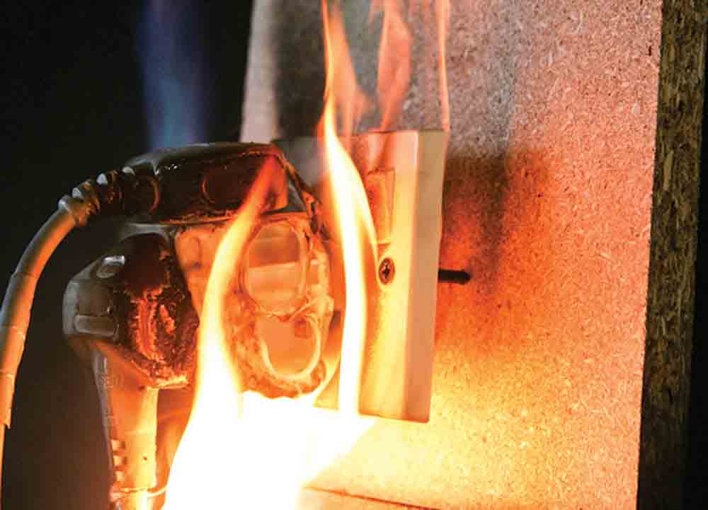 Chập cháy điện có thể dẫn dến nổ, gây nguy hiểm