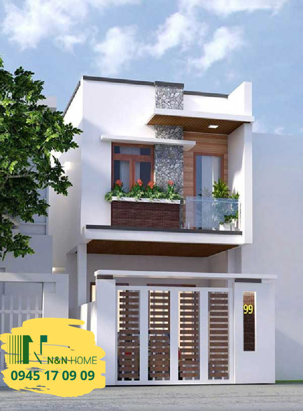 Nhà phố 2 tầng diện tích nhỏ