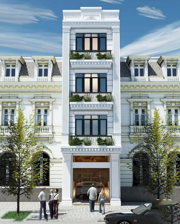 Nhà phố phong cách tân cổ điển