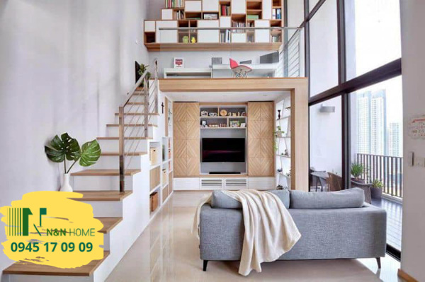 Thiết kế nhà cấp 4 đẹp tầng lửng của anh Nguyên ở Quận 6