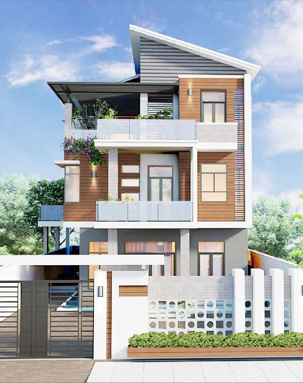Mẫu thiết kế nhà ống 3 tầng hot nhất những năm gần đây