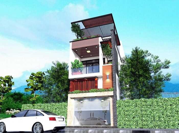 Thiết kế không gian mở độc đáo của nhà ống 3 tầng diện tích 4x18m