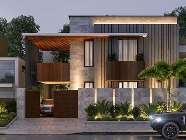 thiết kế nhà vuông