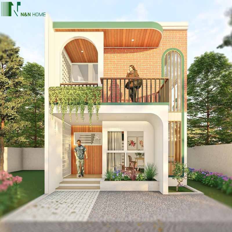 mẫu nhà diện tích nhỏ 4x10