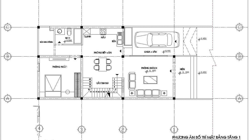 Mẫu Thiết Kế Nhà Cấp 4 7x12m Đẹp - Rẻ Có 3 Phòng Ngủ Tại Nông Thôn