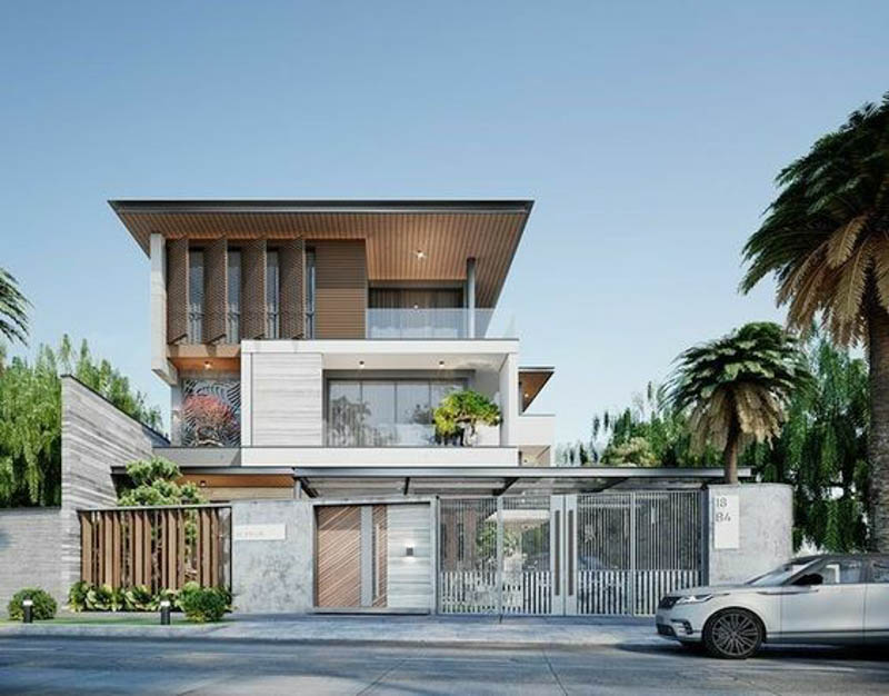 xây nhà hiện đại