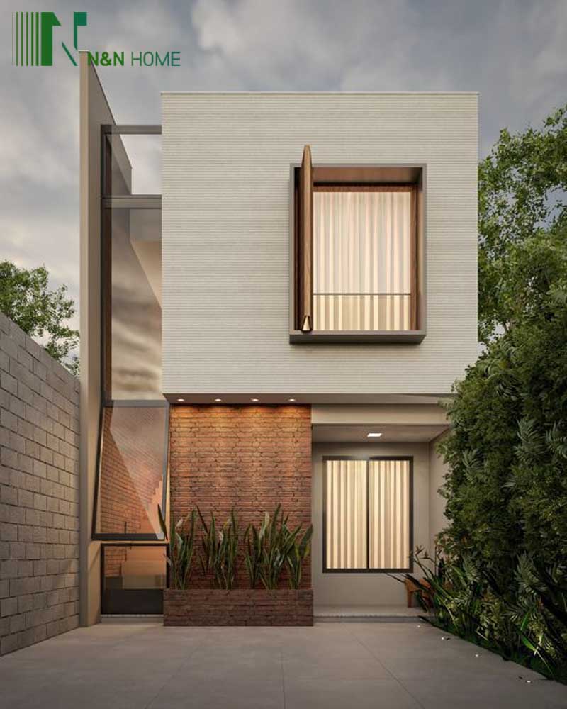 nhà 2 tầng 3 phòng ngủ 5x20