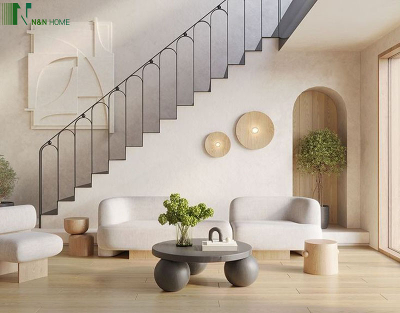 mẫu nhà phố 2 tầng 5x13m