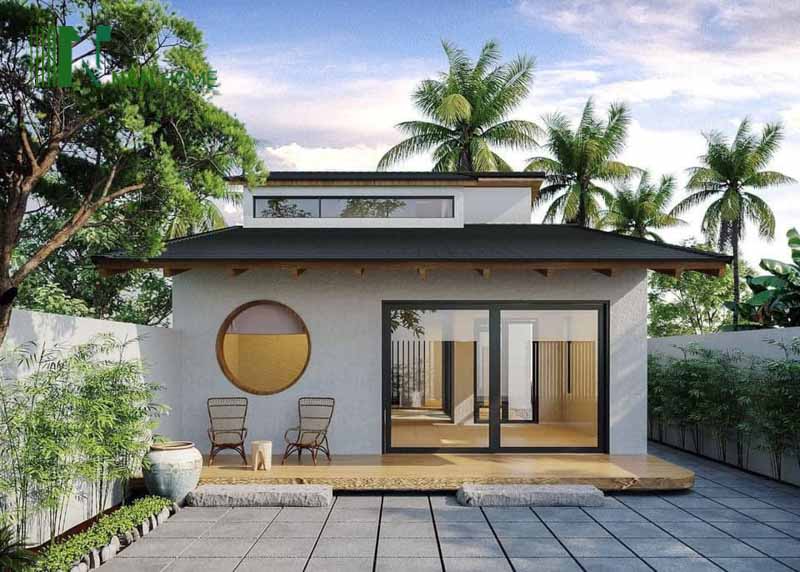 Thiết kế thông minh của mẫu nhà 1 tầng 4 phòng ngủ 150m2