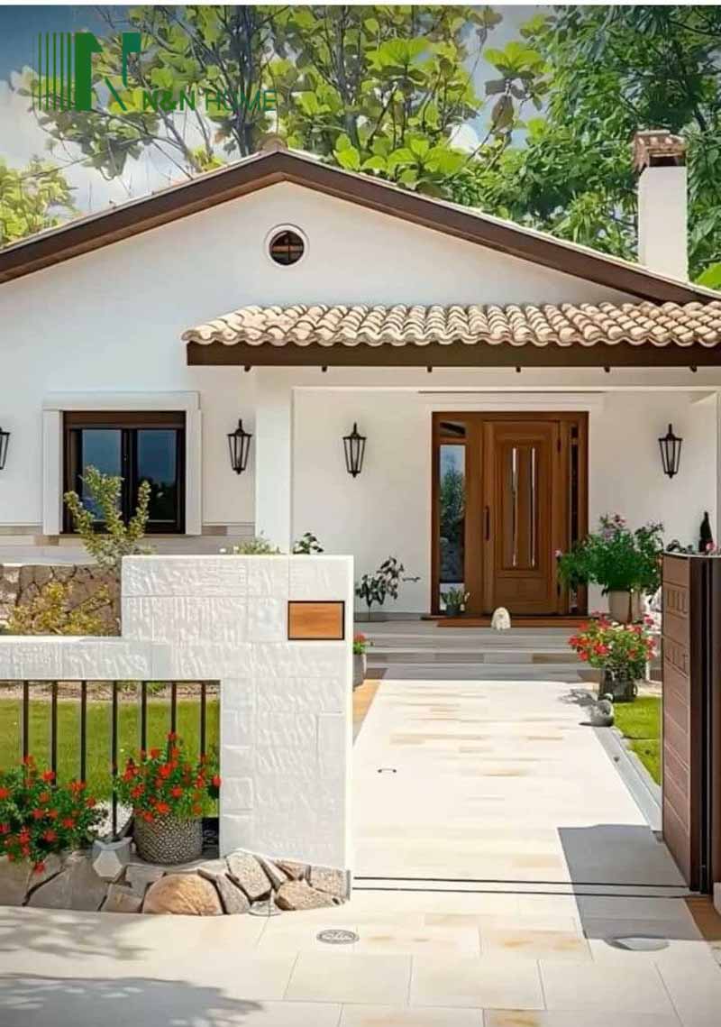 Xây nhà trọn gói 800 triệu với mái nhà lợp ngói