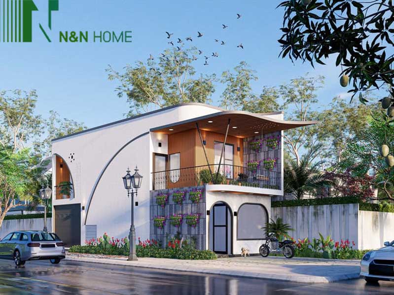 thiết kế nhà mặt tiền 5m