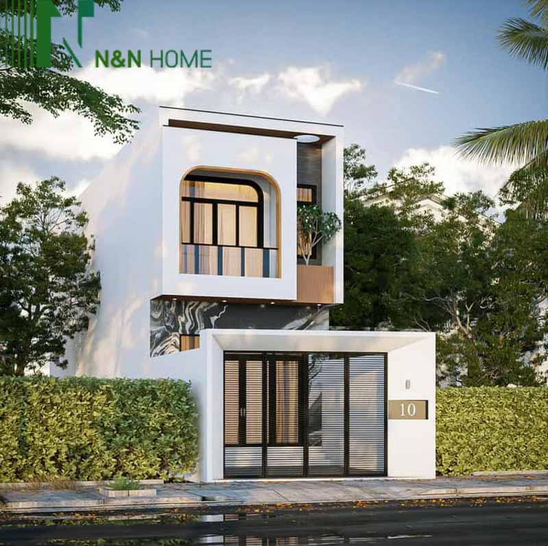 thiết kế nhà mặt tiền 5m