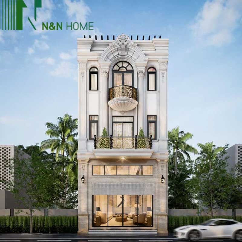 thiết kế nhà mặt tiền 5m