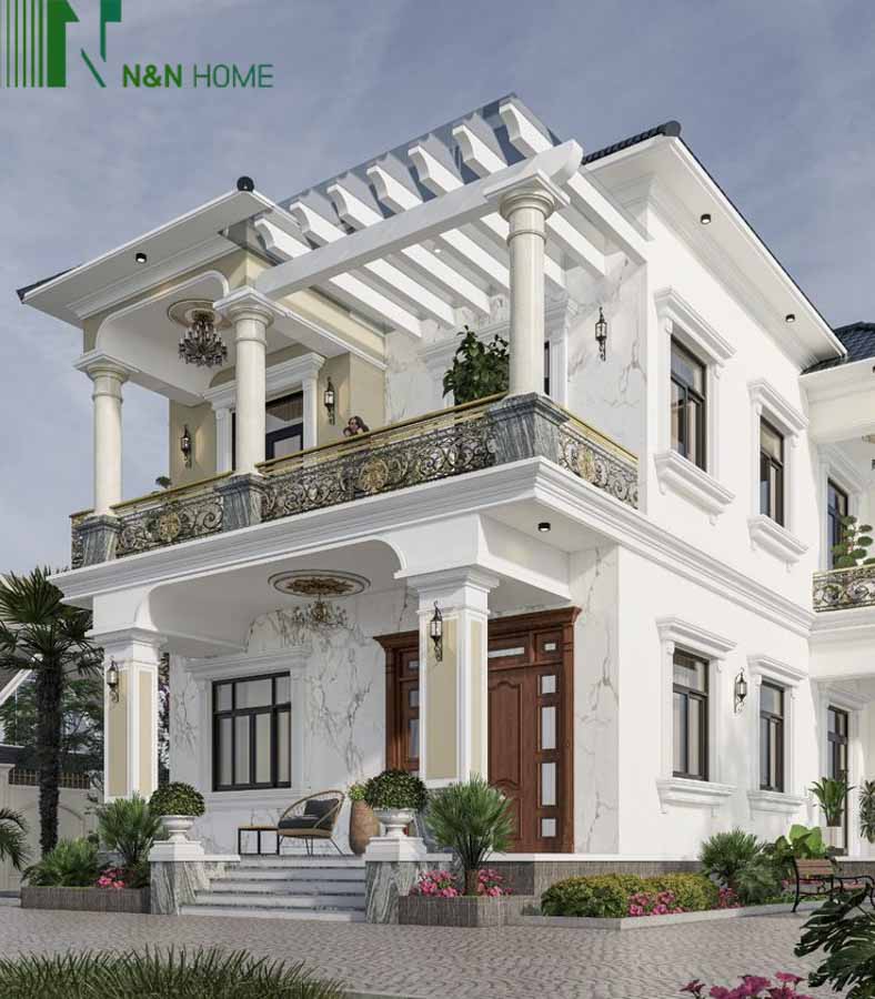Thiết kế nhà 60m2 2 tầng