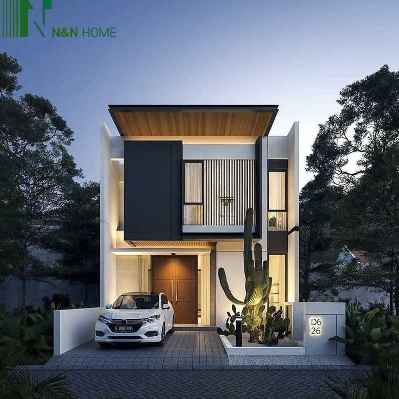 Thiết kế nhà 60m2 2 tầng