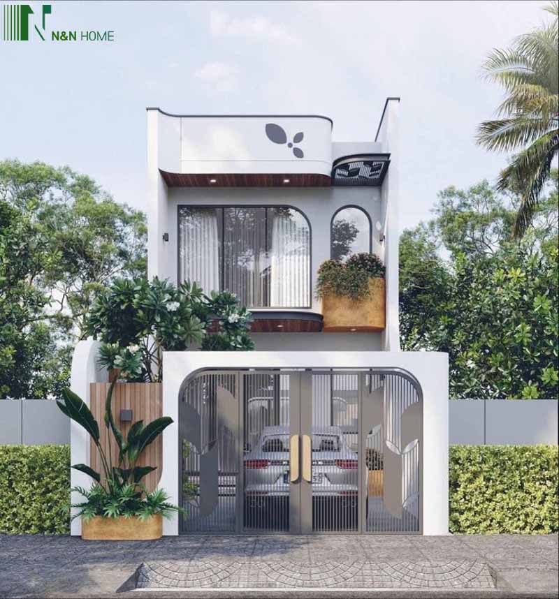 mẫu thiết kế nhà hình ống