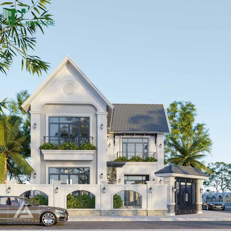 Thiết kế nhà 60m2 2 tầng