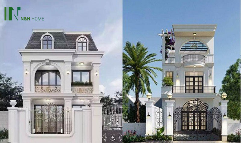 Thiết kế nhà phố 2 tầng 4x20m
