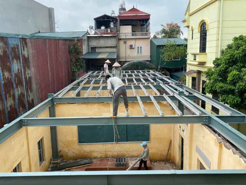 Sửa nhà 3 tầng thành 4 tầng