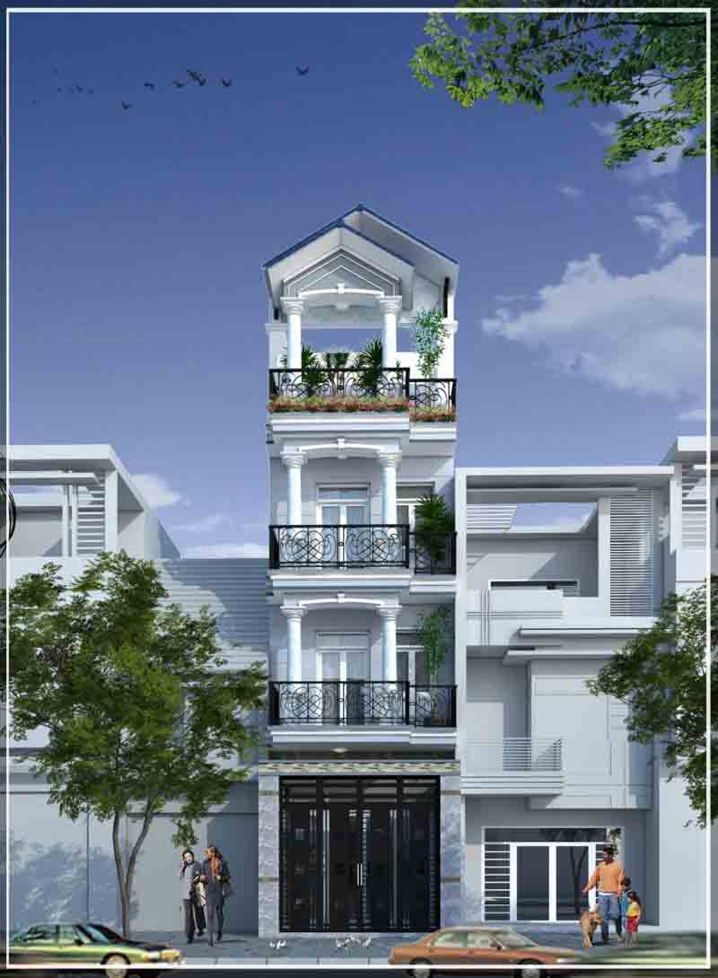 Sửa nhà 3 tầng thành 4 tầng