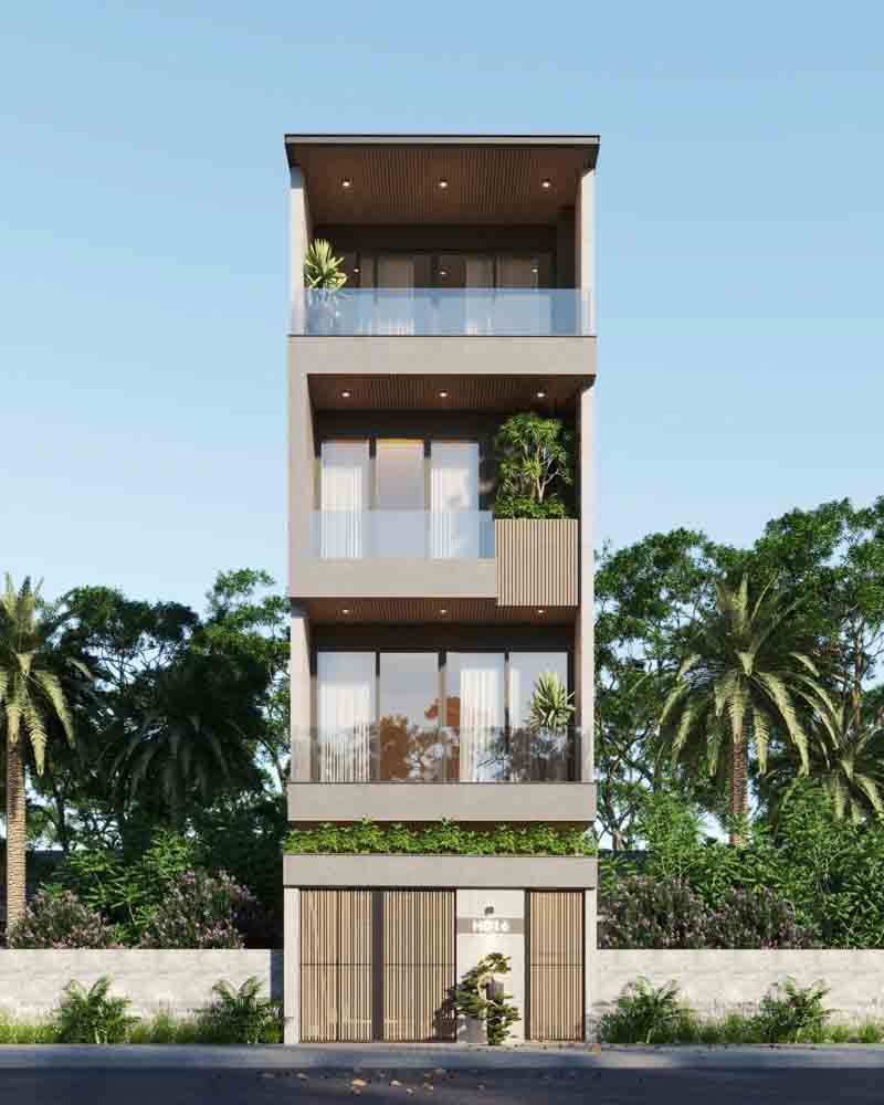 Sửa nhà 3 tầng thành 4 tầng