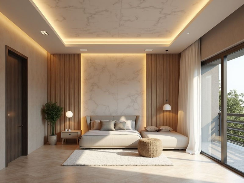 Ước tính báo giá thi công thạch cao theo mẫu căn hộ chung cư 70m2