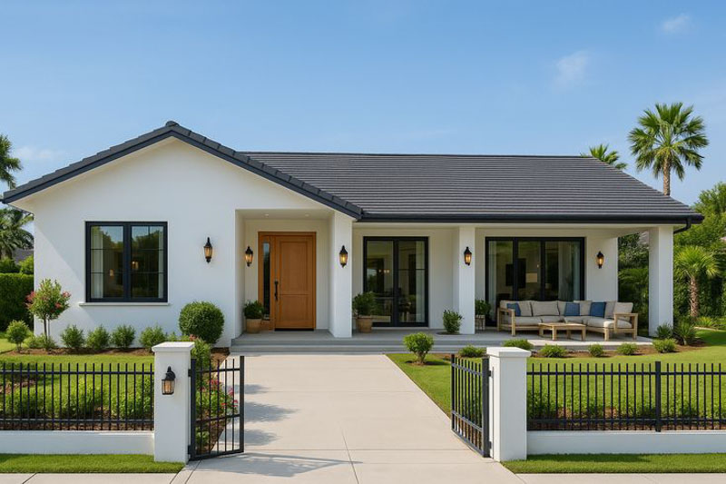 Thiết kế nhà hiện đại với không gian xanh gần gũi với thiên nhiên