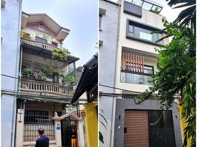 Dự án sửa nhà 2 tầng trọn gói: Thay đổi hoàn toàn kiến trúc từ cũ kỹ sang phong cách hiện đại, sang trọng