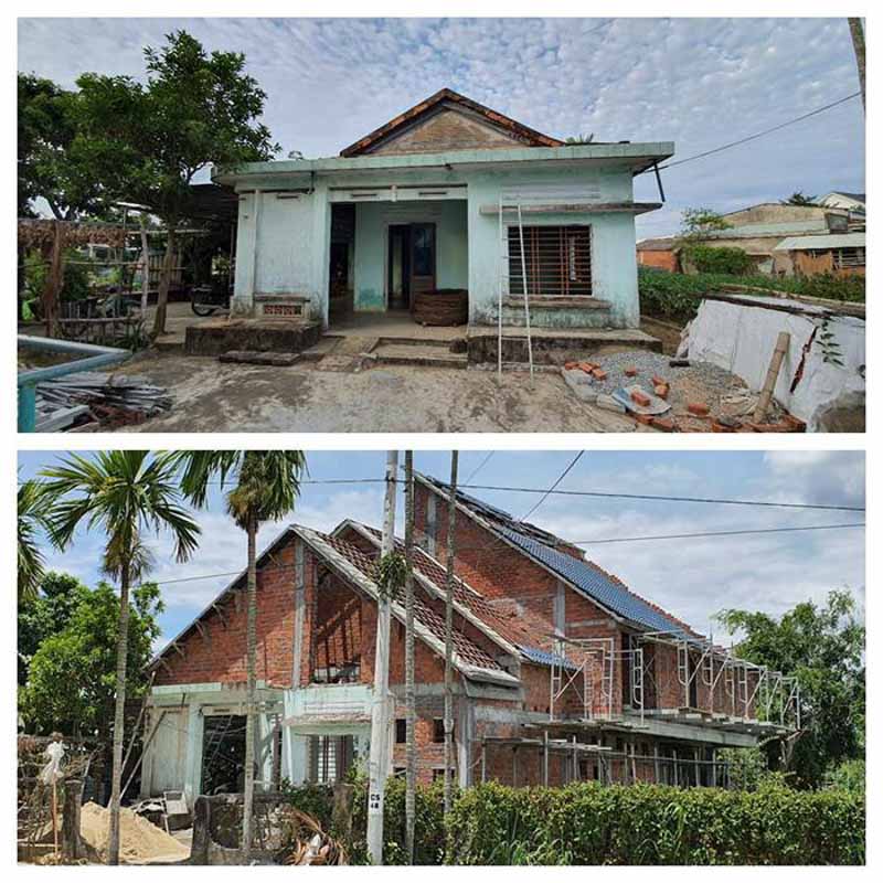 sửa nhà cấp 4 88m2
